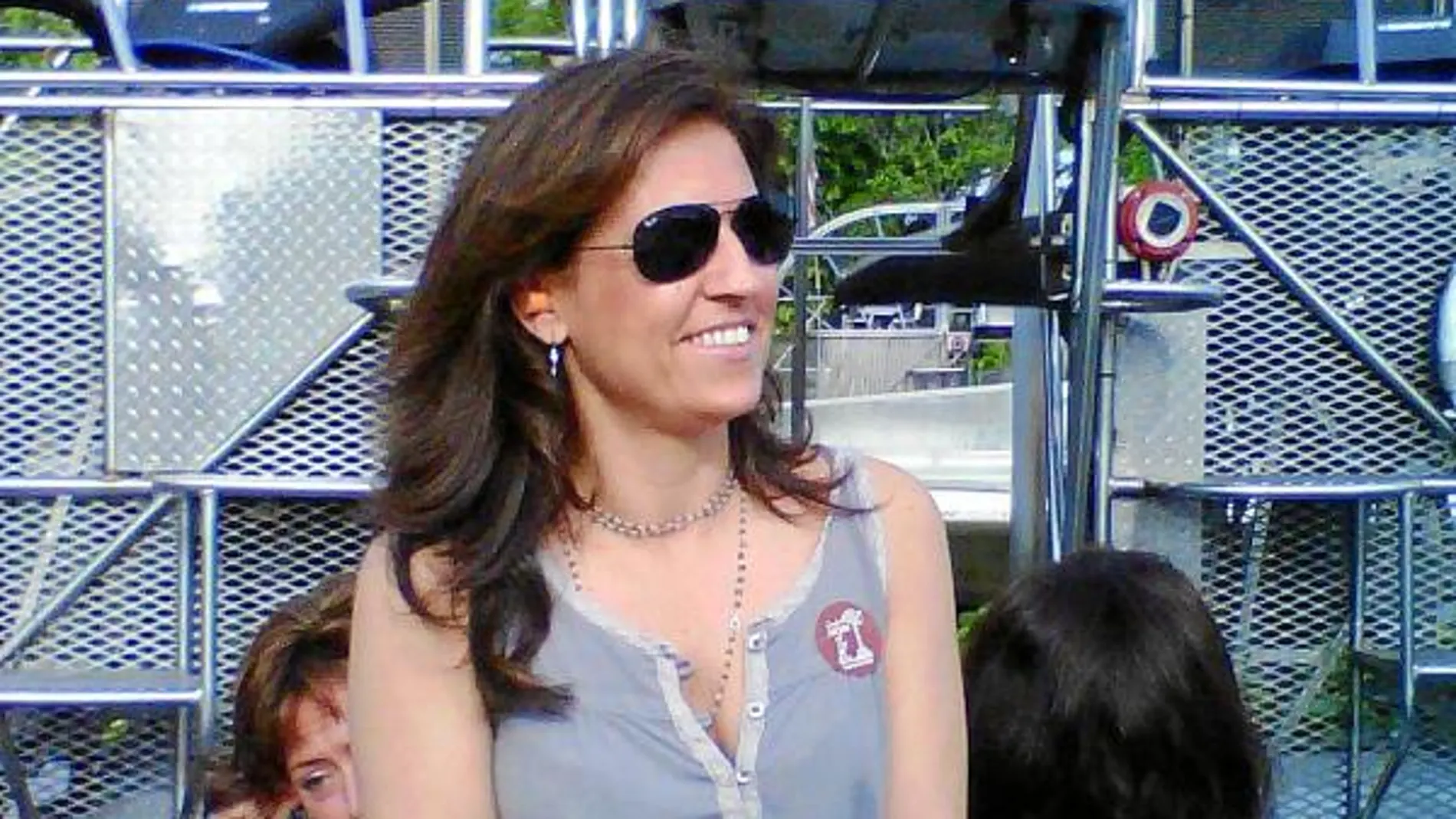 La directora general de Turismo de la Generalitat, la pasada semana visitando el parque nacional de Everglades en Miami