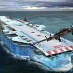 Un prototipo de hielo y serrín llegó a construirse durante la Segunda Guerra Mundial