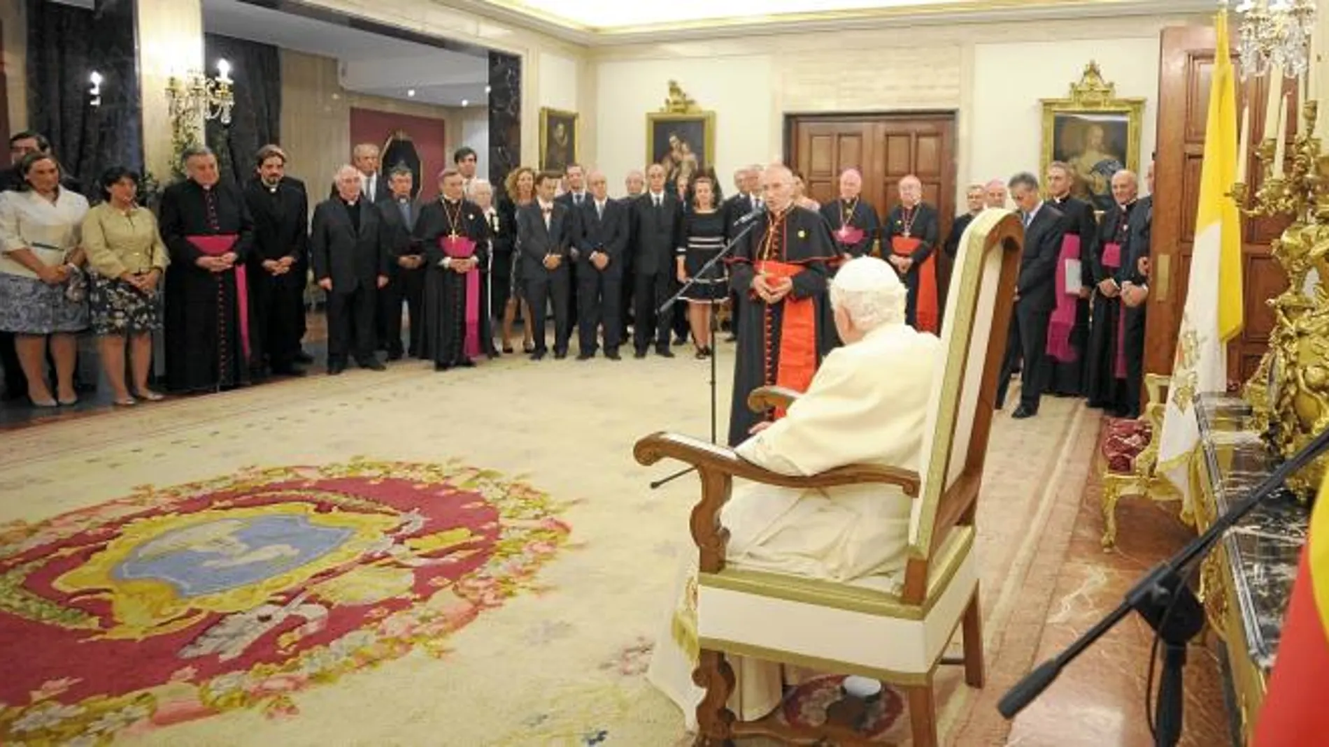 El Papa felicita a los máximos responsables de la JMJ en la Nunciatura