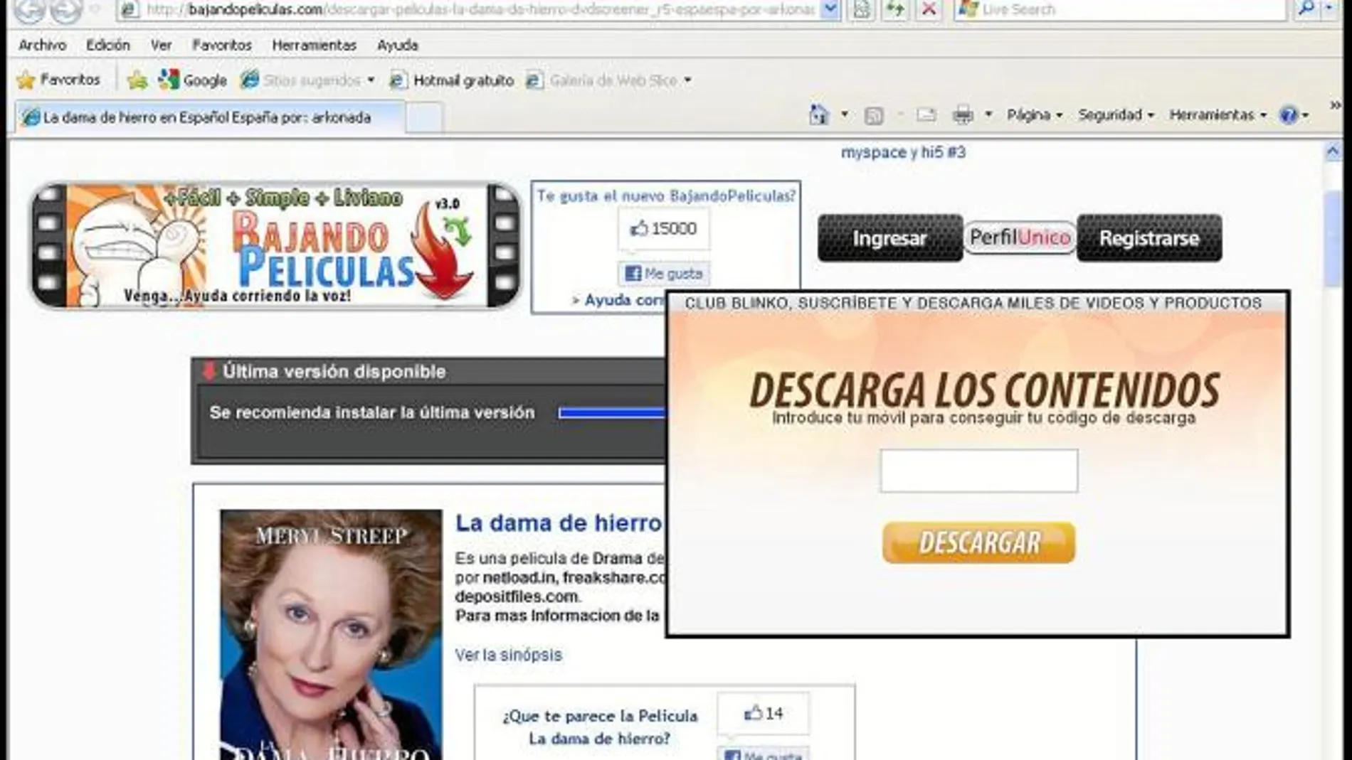 El doble timo de las webs de enlaces