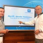 José Soria y José Antonio Ruiz Vivo, ayer durante la rueda de prensa