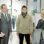Tomás Villanueva y Jesús Terciado intercambian experiencias con una misisión comercial de China