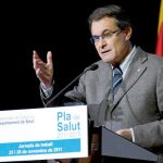 El president de la Generalitat, Artur Mas, clausuró ayer en Sitges unas jornadas sobre salud