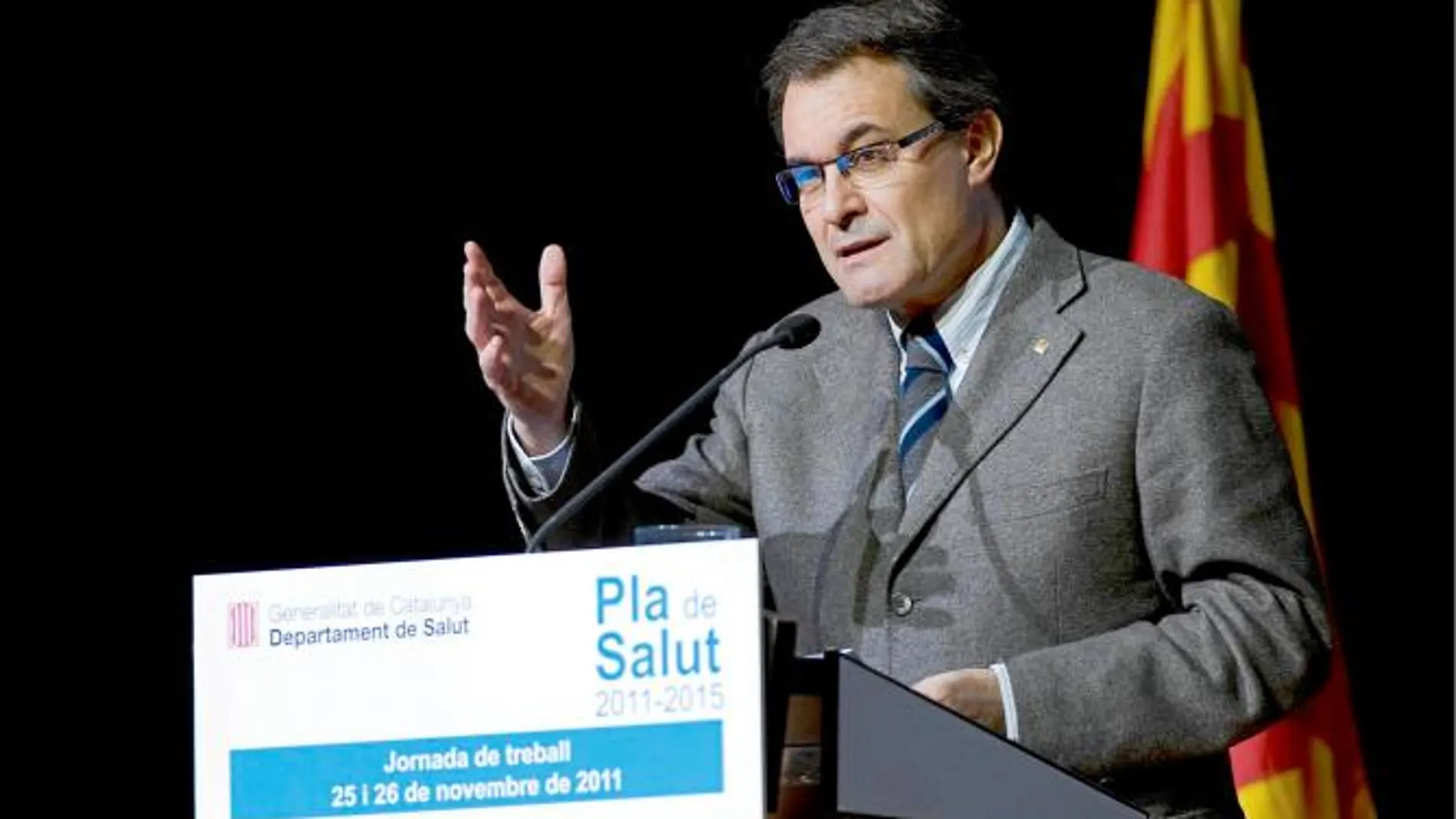 El president de la Generalitat, Artur Mas, clausuró ayer en Sitges unas jornadas sobre salud
