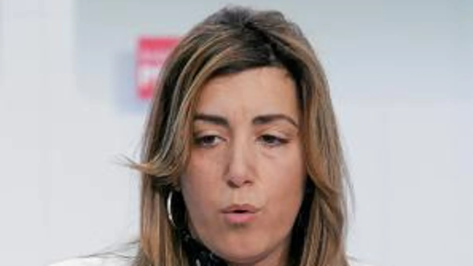 La «número dos» del PSOE andaluz, Susana Díaz, en una reciente comparecencia ante los medios en la sede regional del partido