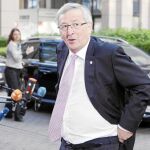 Jean-Claude Juncker, el pasado día 24, a su llegada a la cumbre de la Unión Europea que trató el rescate de Grecia