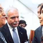 RECONOCIMIENTO Argentina reconoció el paso año el Estado Palestino. En la imagen, Mahmud Abbas y Fernández Kirchner