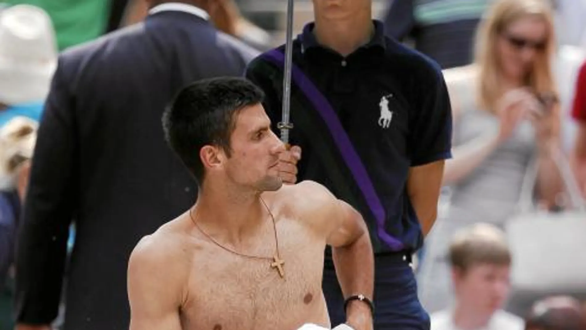 LNovak Djokovic, en la pasada edición de Wimbledon