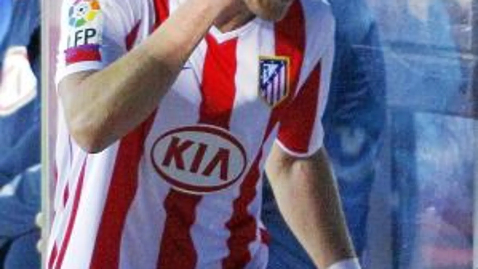 Forlán se enfadó con Quique al ser sustituido el sábado
