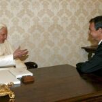 Zapatero con Benedicto XVI