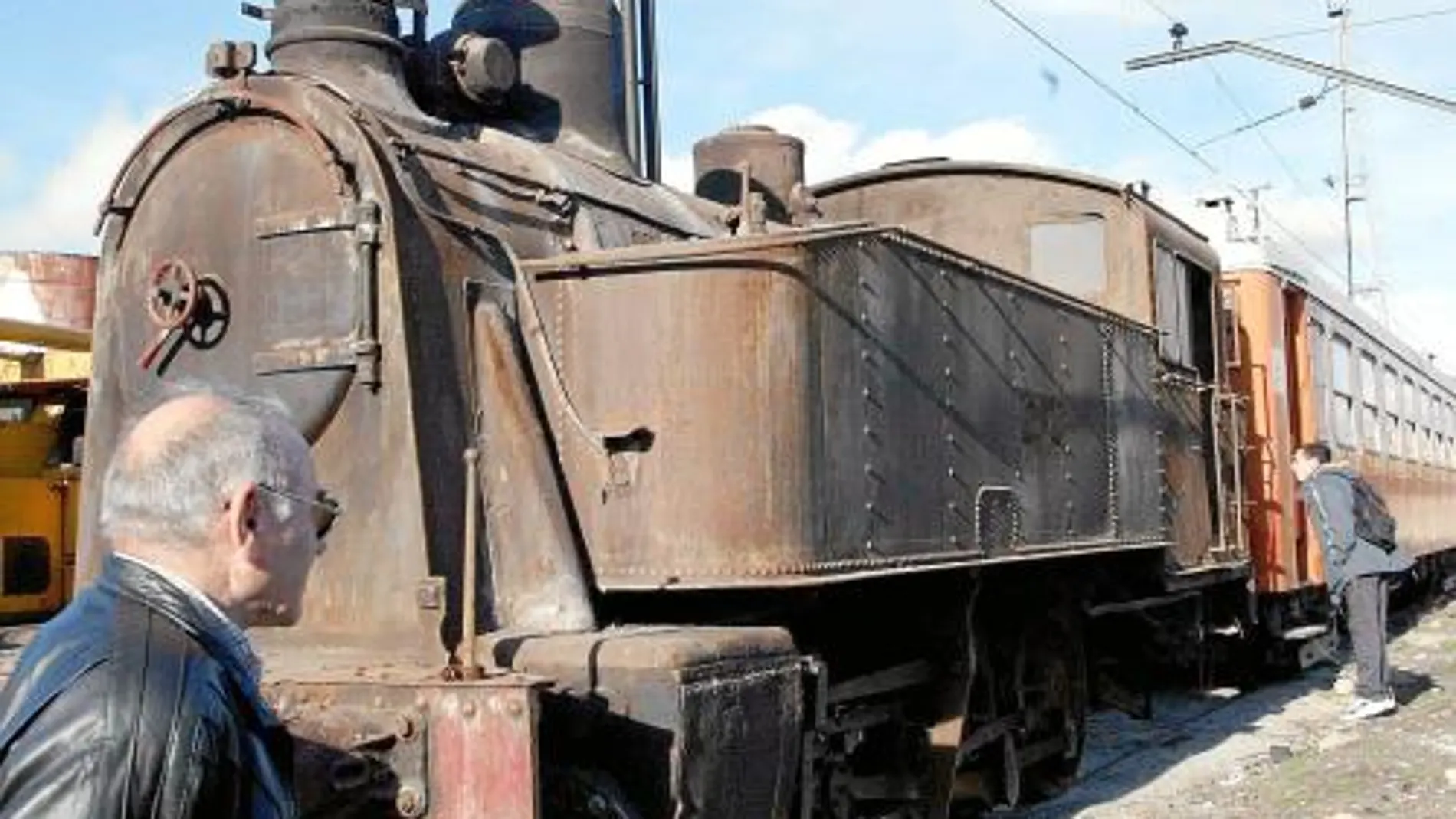 Locomotoras de vapor, durante décadas en el Depósito de Valladolid