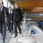 El presidente Herrera, María Jesús Ruiz y De la Casa inauguran el abastecimiento de la Ciudad del Medio Ambiente