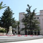 Vista de la recién remodelada Plaza de Minayo, en el centro de la ciudad