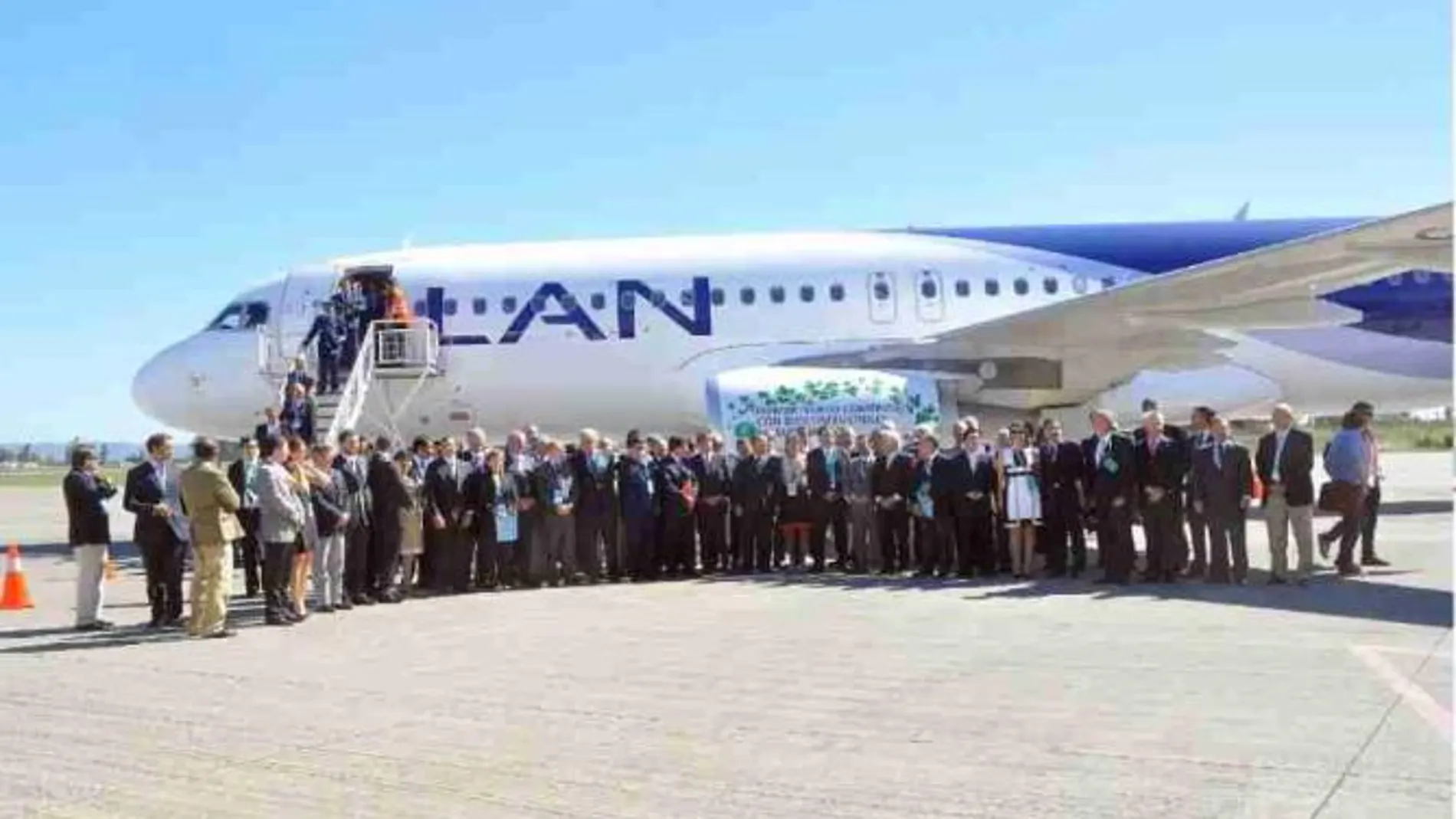 Despega en Chile el primer vuelo comercial con biocombustible en Sudamérica