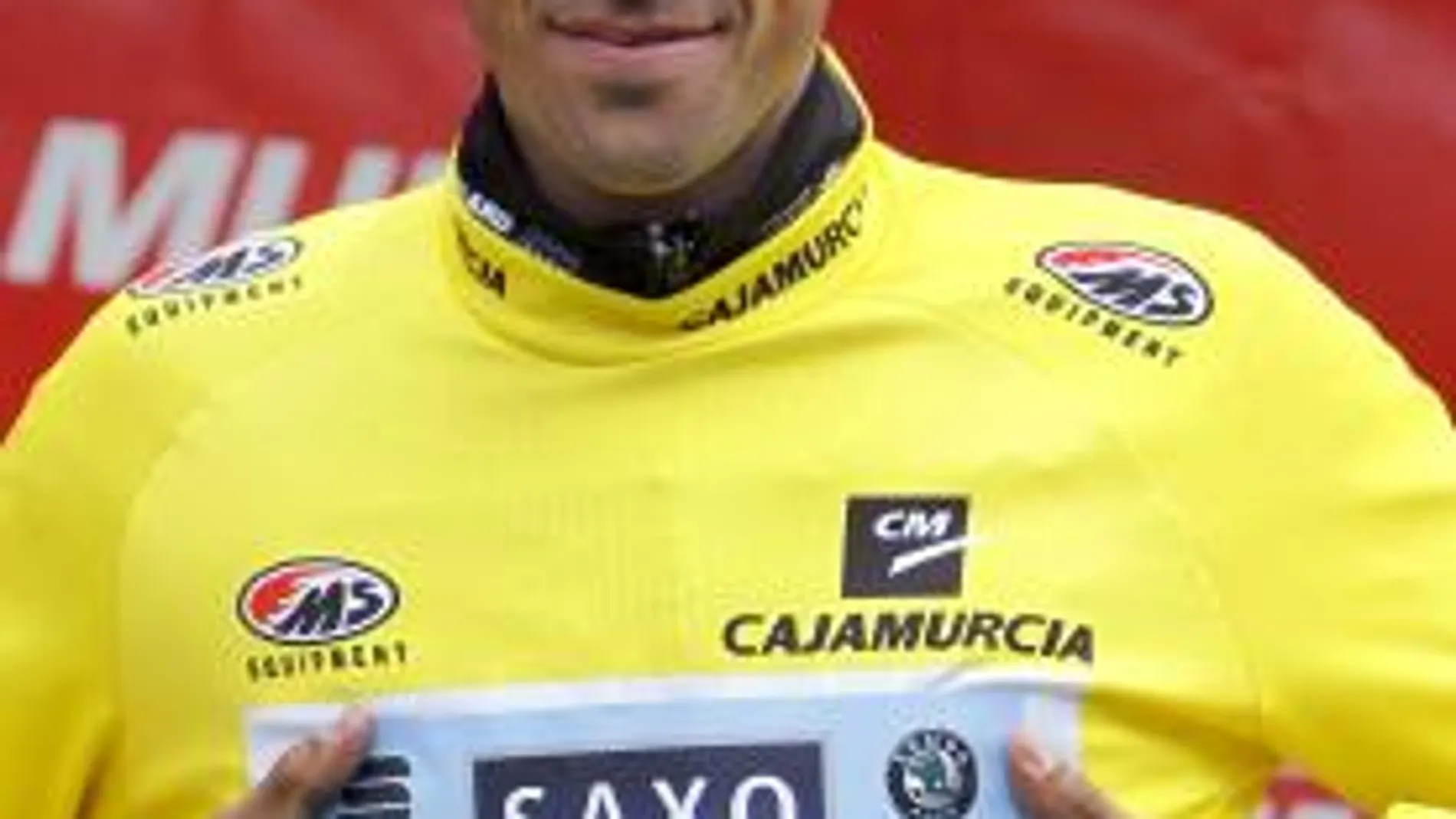 Contador, en el podio