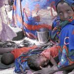 Refugiados somalíes en Mogadiscio