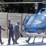 Los diputados llegaron en helicóptero al Parlament