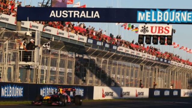 Vettel se mostró intratable en la primera carrera