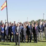El presidente Fabra con todos los miembros de las listas electorales del PP al Congreso y Senado