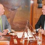 El presidente Alberto Fabra se entrevistó ayer con el Rey Don Juan Carlos