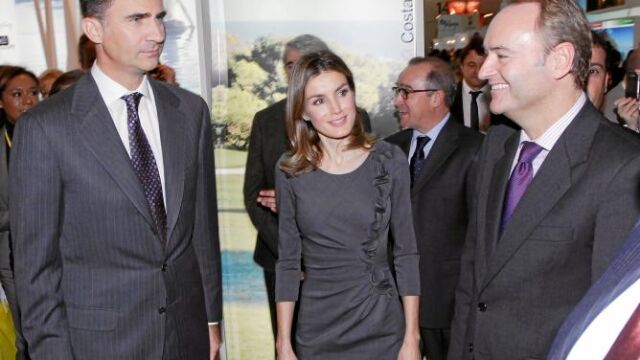 Alberto Fabra mantuvo un encuentro con los Príncipes de Asturias