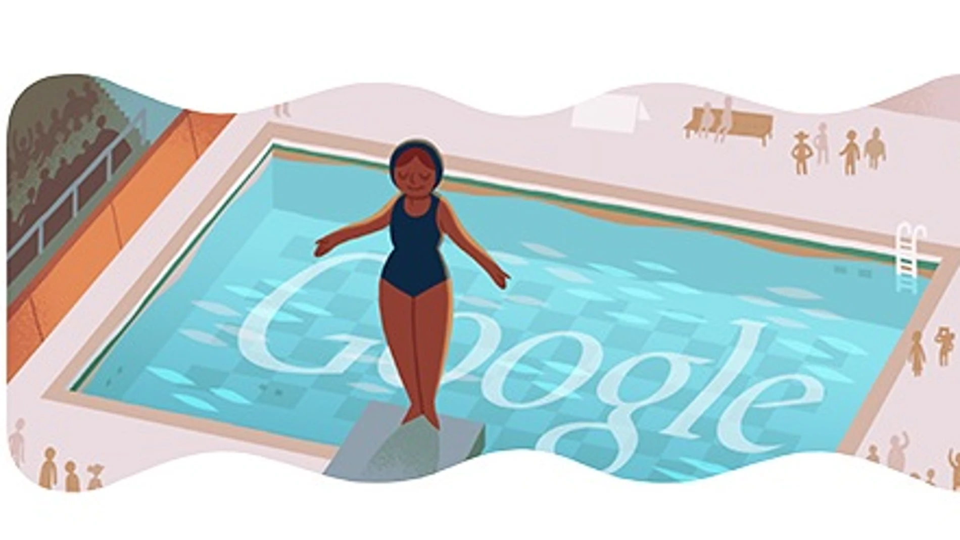 Salto de trampolín nuevo doodle olímpico de Google
