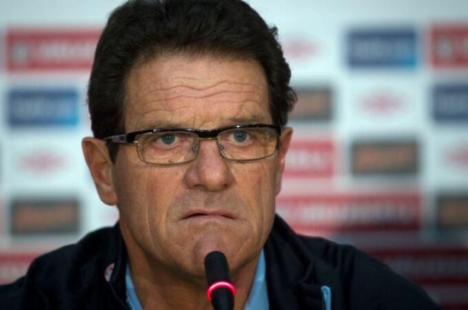 Fabio Capello, durante una rueda de prensa