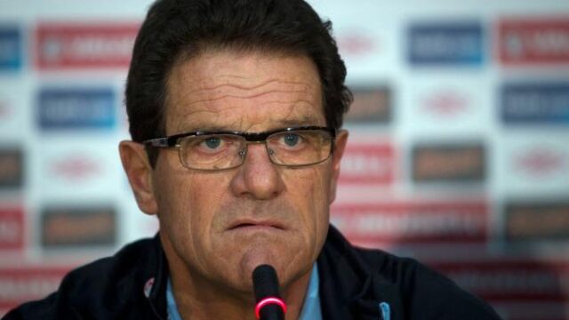 Fabio Capello, durante una rueda de prensa