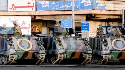 despliegue militar. El Ejército libanés intenta frenar la violencia en Beirut y Trípoli con una operación de seguridad