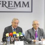 Javier Ferrer Dufol (2 i), ayer en el Comité Ejecutivo de Cofemetal