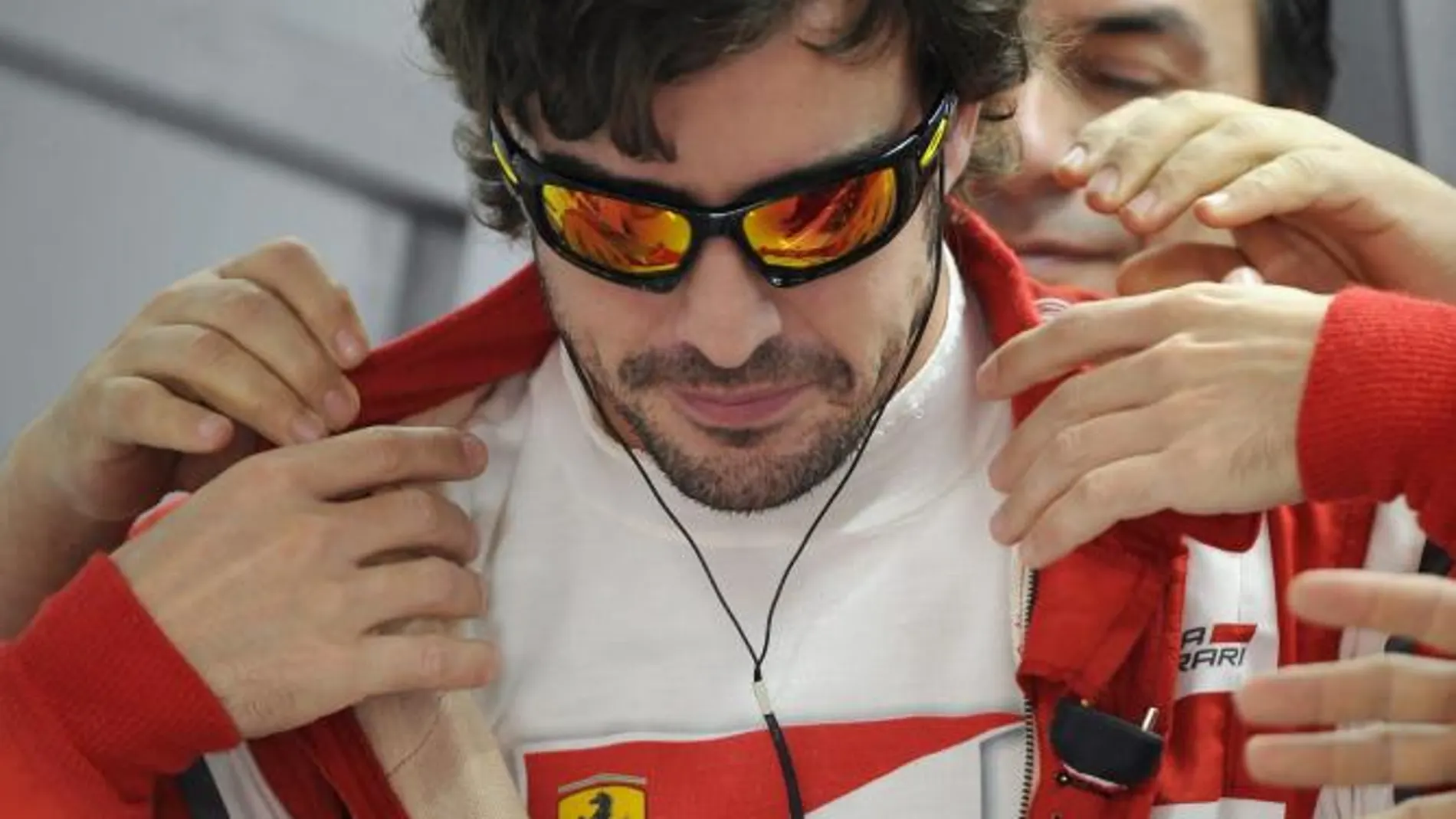 Fernando Alonso, en sus tiempos de piloto de Ferrari