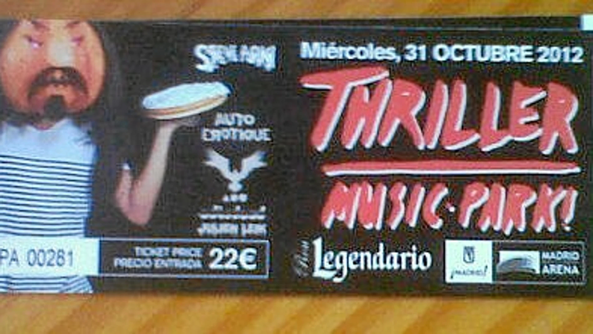 50 euros llegaron a pagar algunos de los asistentes a «Thriller Music Park» que organizó FSM Group en el pabellón Madrid Arena