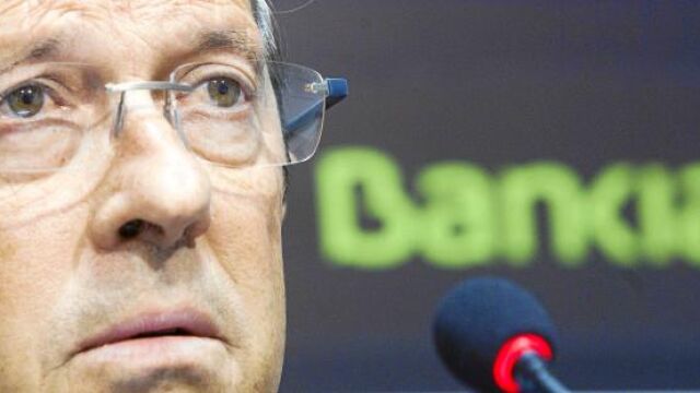 El presidente del Valencia, Manuel Llorente, ayer