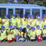 Un grupo de jóvenes conoce los tratamientos de reciclaje que desarrolla Cespa en Cañada Hermosa