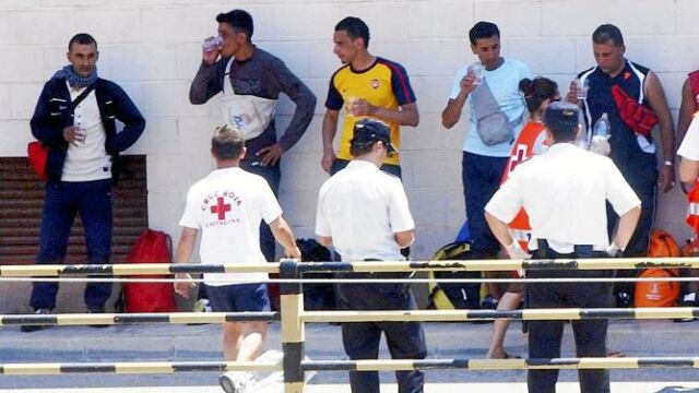 Imagen de archivo de la llegada de inmigrantes en patera a la Región