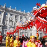 Dragones y farolillos en la «Nochevieja» china