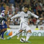 Cristino Ronaldo, en un momento del encuentro