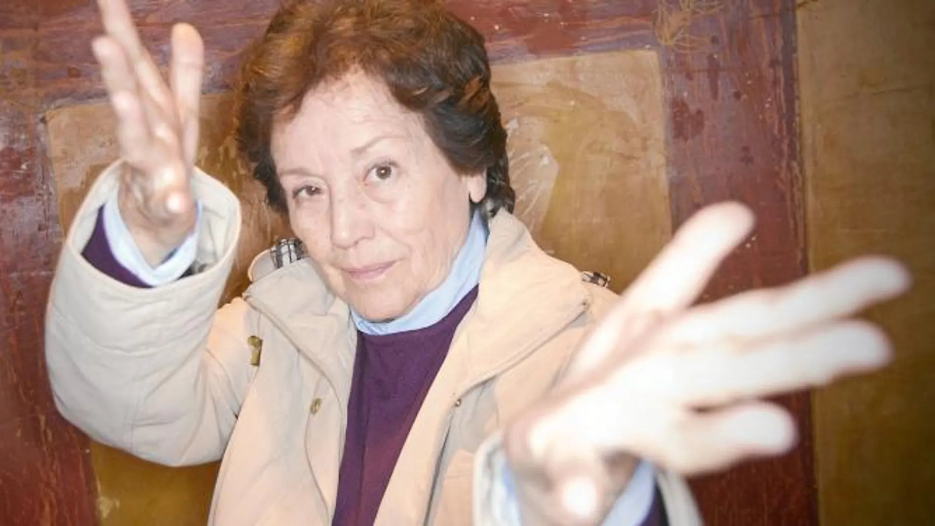 «El teatro me levanta el ánimo»