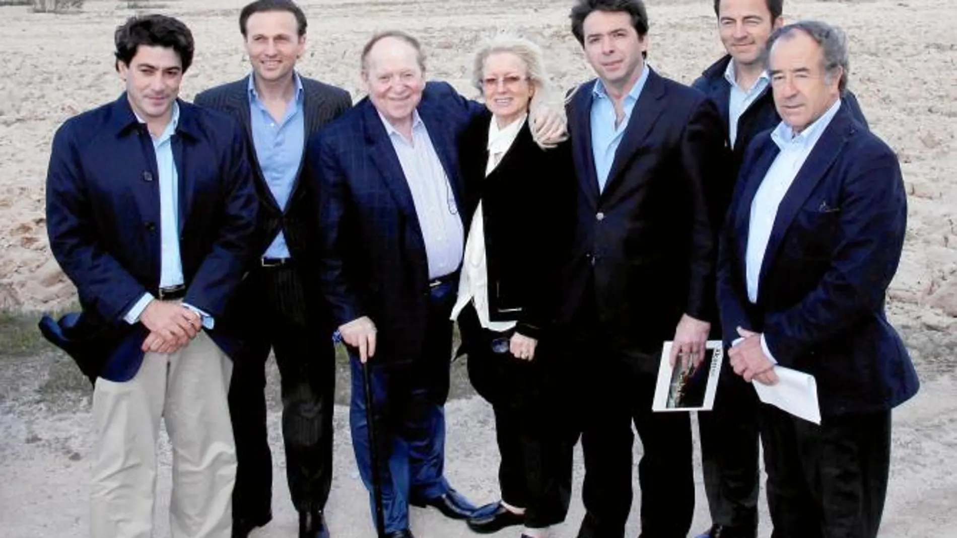 Adelson visita los terrenos con los que Madrid puja para quedarse Eurovegas