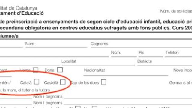 La Consejería de Educación catalana no cumplirá la sentencia del Supremo