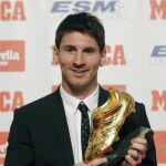 Messi, galardonado con la Bota de Oro