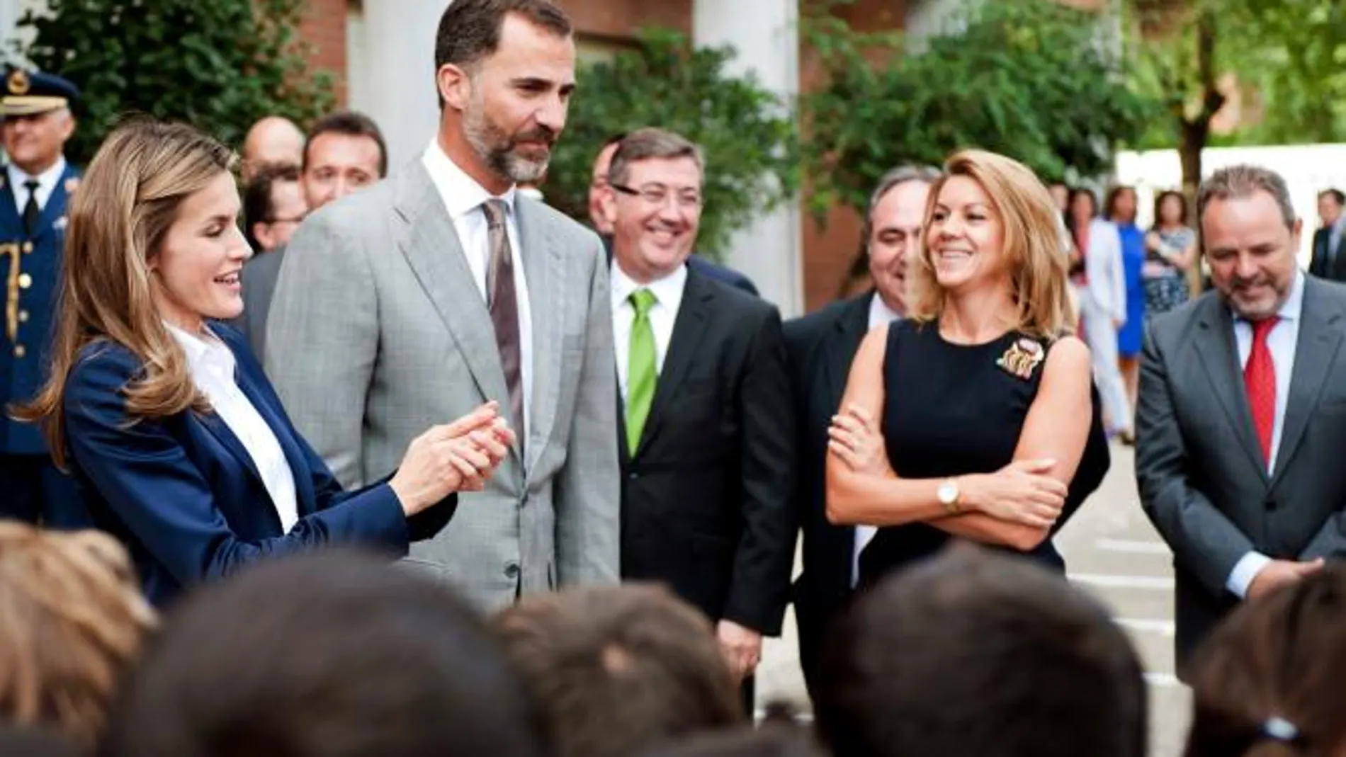 Los Príncipes de Asturias inauguran el curso escolar en Fuensalida