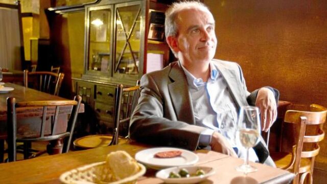 Pinamonti, de cañas por el centro de Madrid durante esta entrevista