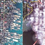 "Human Right Watch"publicó unas imágenes tomadas por satélite en las que se muestra que el barrio "rohingya"de la ciudad de Kyaukpyu había quedado pulverizado.
