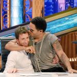 Pablo Motos, con el cantante Lenny Kravitz