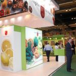 Imagen del stand de la Región de Murcia, en la pasada edición de la feria hortofrutícola Fruit Attraction