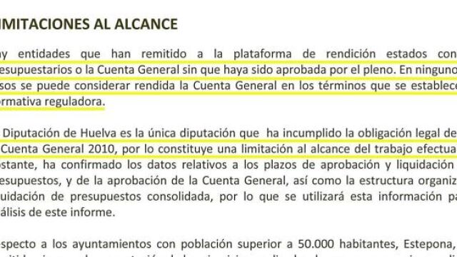 Ayuntamientos y diputaciones obvian el control de la Cámara de Cuentas