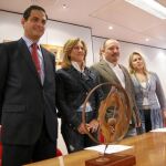 Ignacio Conesa, Soledad Díaz, Fernando Martínez y Mª José Navarro