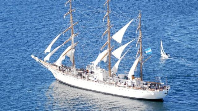 La fragata «Libertad», el buque escuela de la Armada argentina