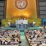 Inauguración de la Asamblea General de la ONU en Nueva York